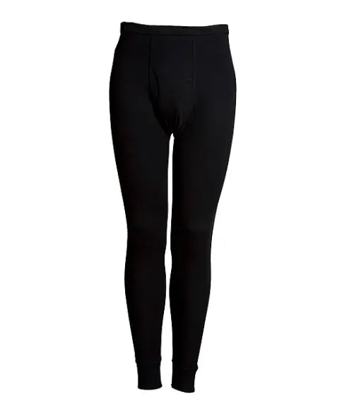 Benklæder lang ben m/gylp 100% bómull (Black)