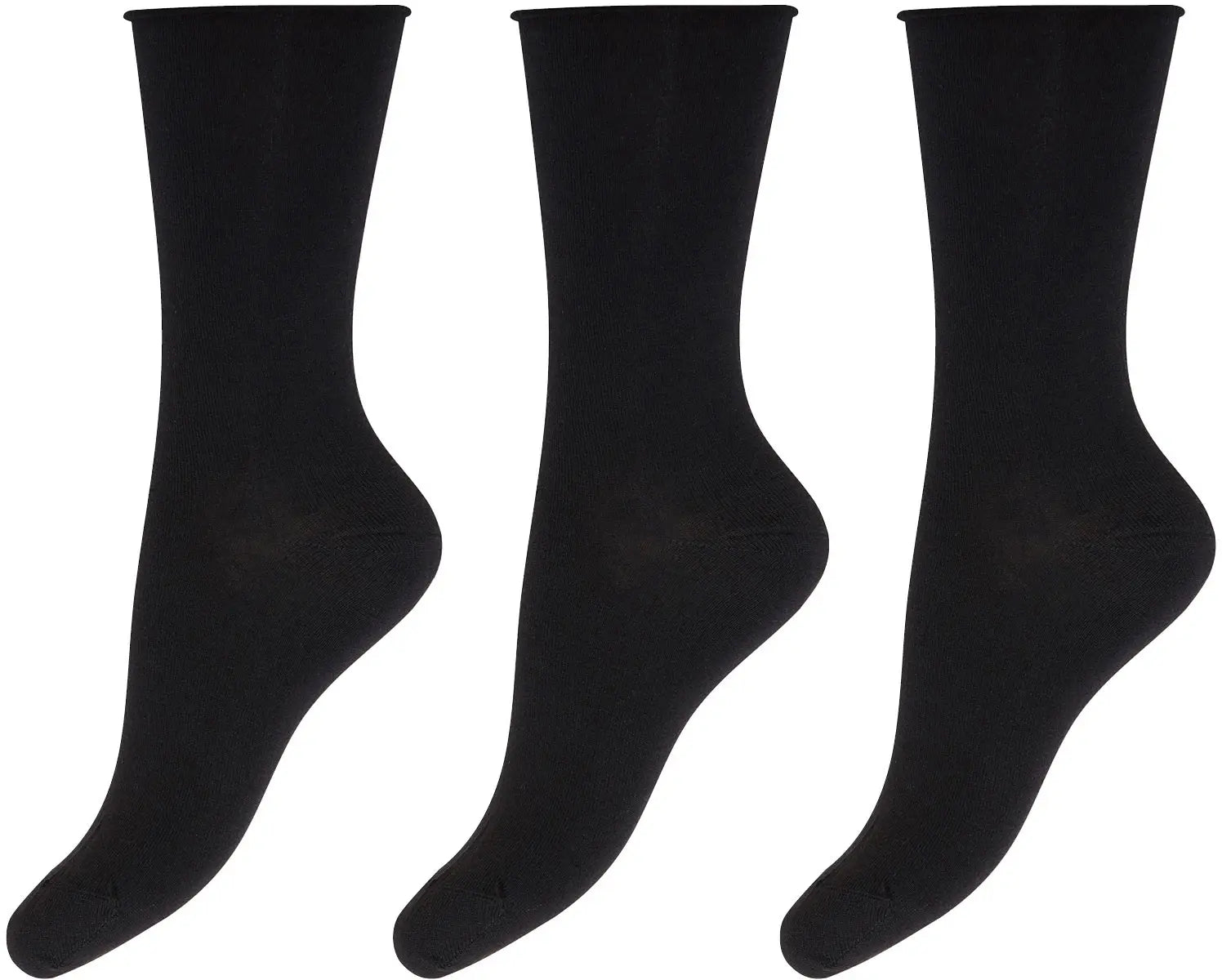 DECOY ankle sock bamboo 3-pack (Black)