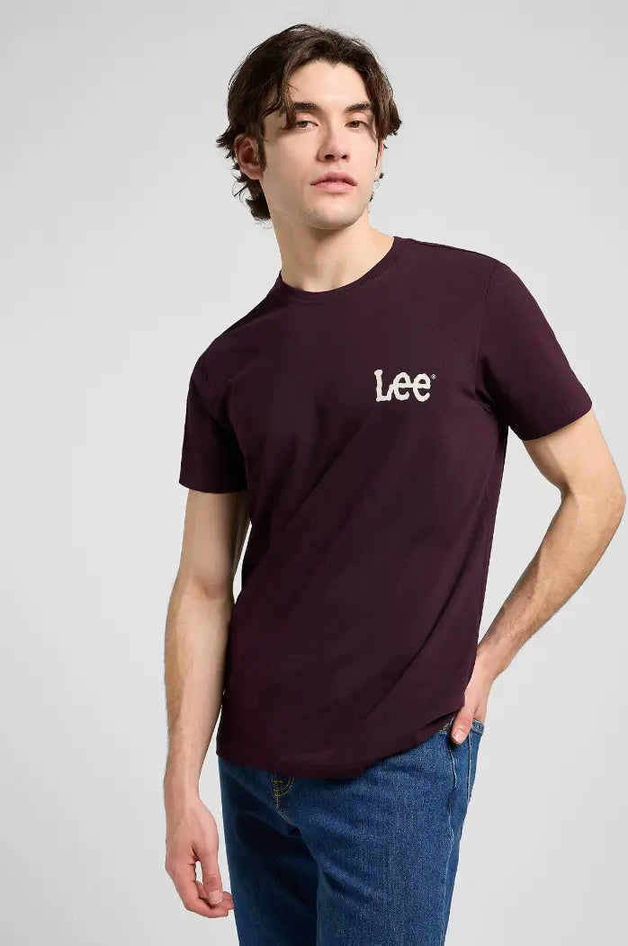 LEE - MEDIUM WOBBLY LEE TEE ESPRESSO