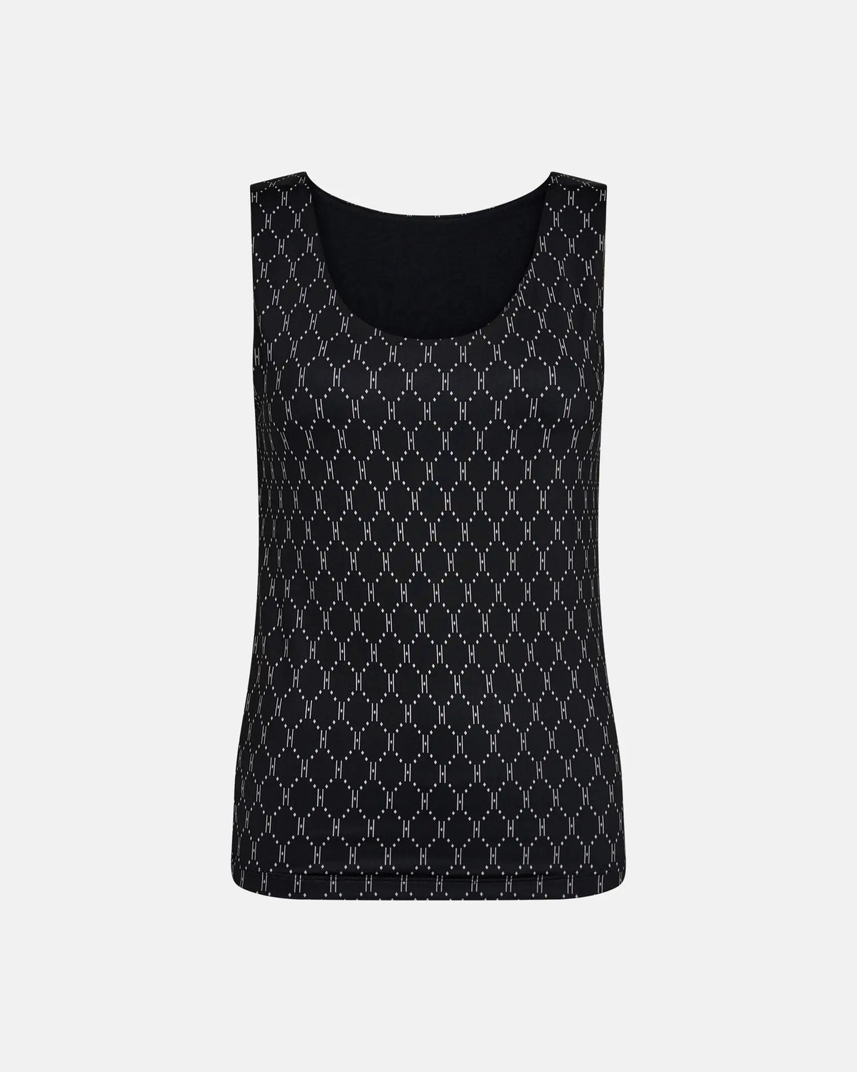HYPETHEDETAiL printed top - Black