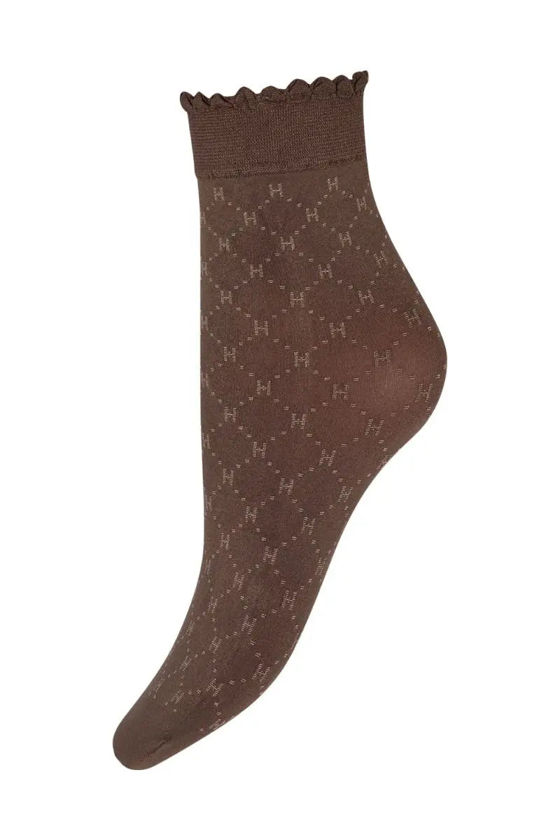 HYPETHEDETAiL socks 50d 3D (Brown)