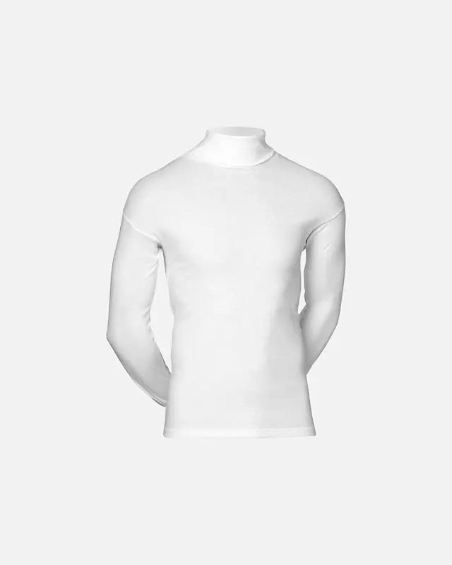 JBS roll neck shirt (White)