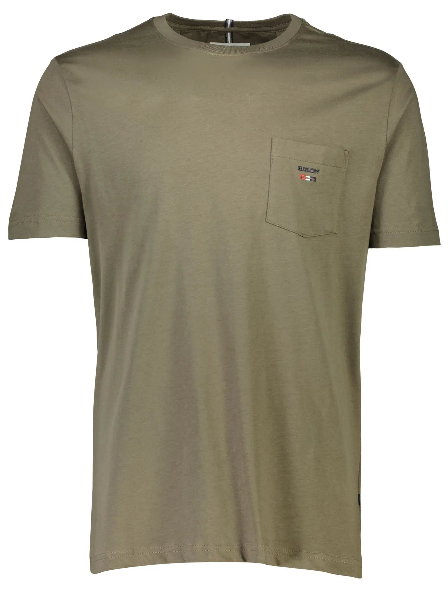 Bison Logo O-Neck Tee (Army)