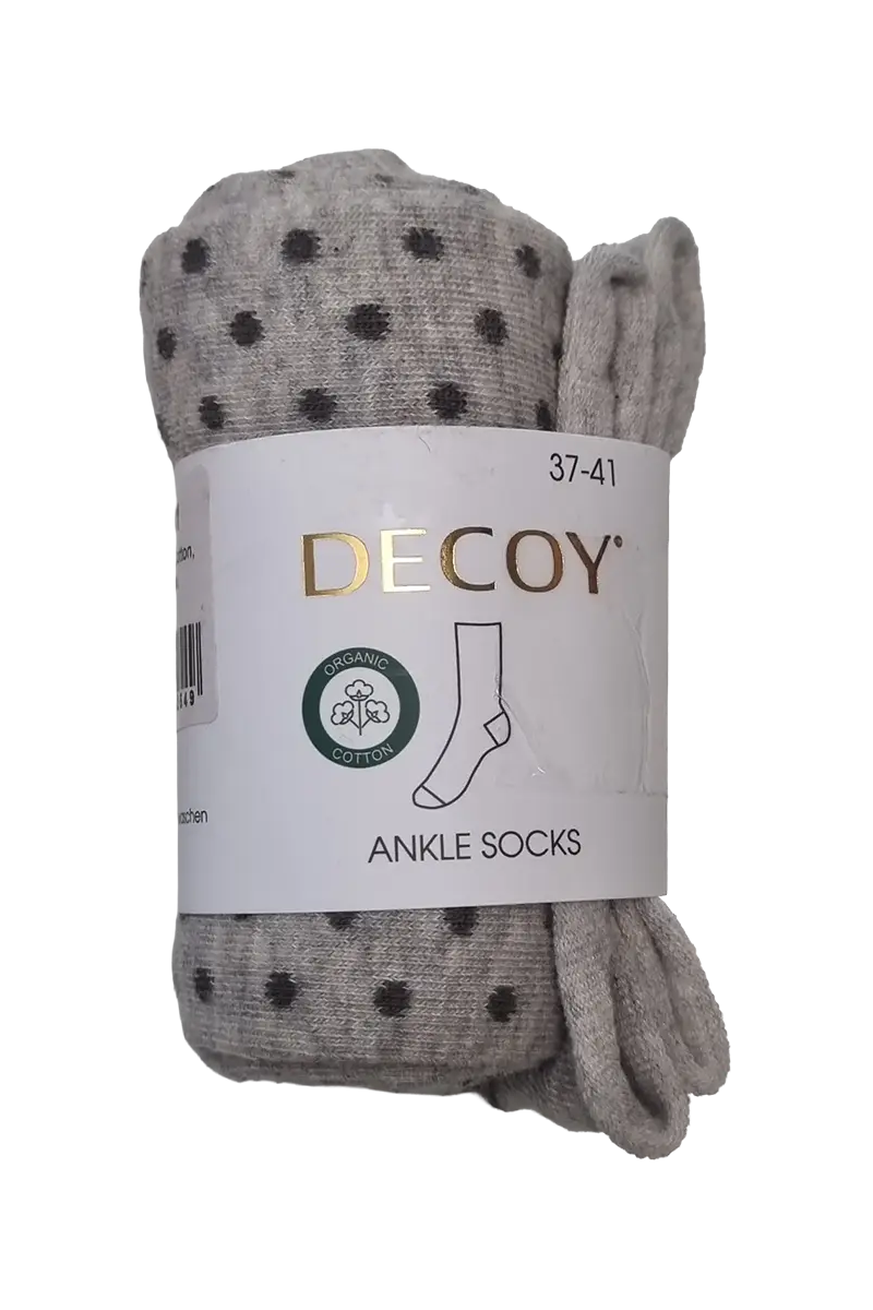 DECOY fineknit bómulasokkar