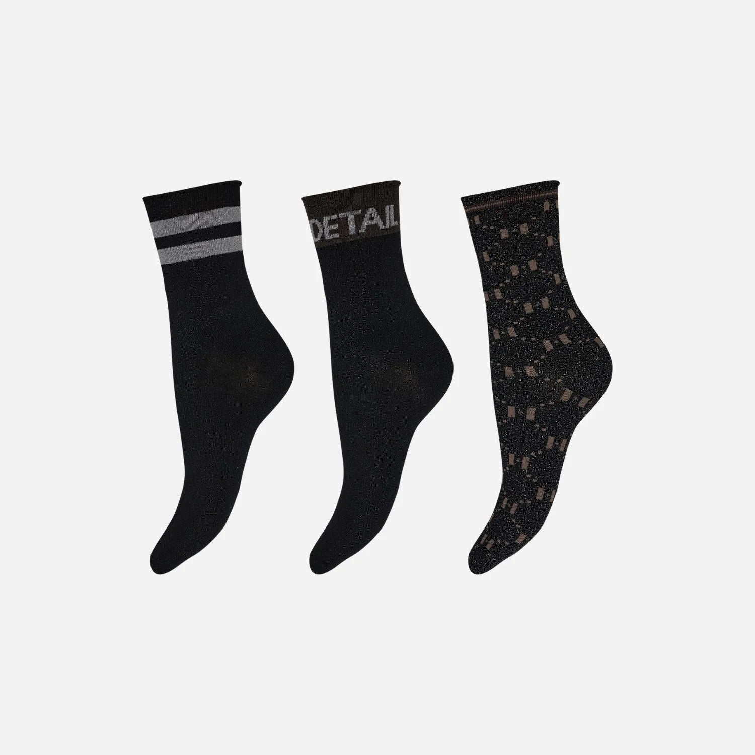 HYPETHEDETAiL socks 3-pack-Multicolour