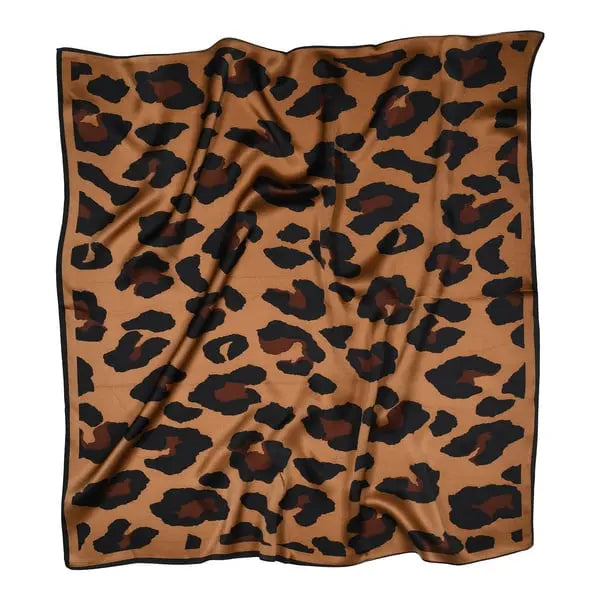 Kylie silk scarf (Chocolate)