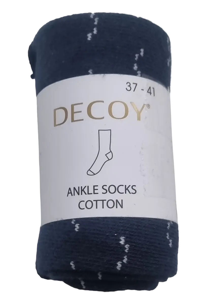 DECOY fineknit bómulasokkar