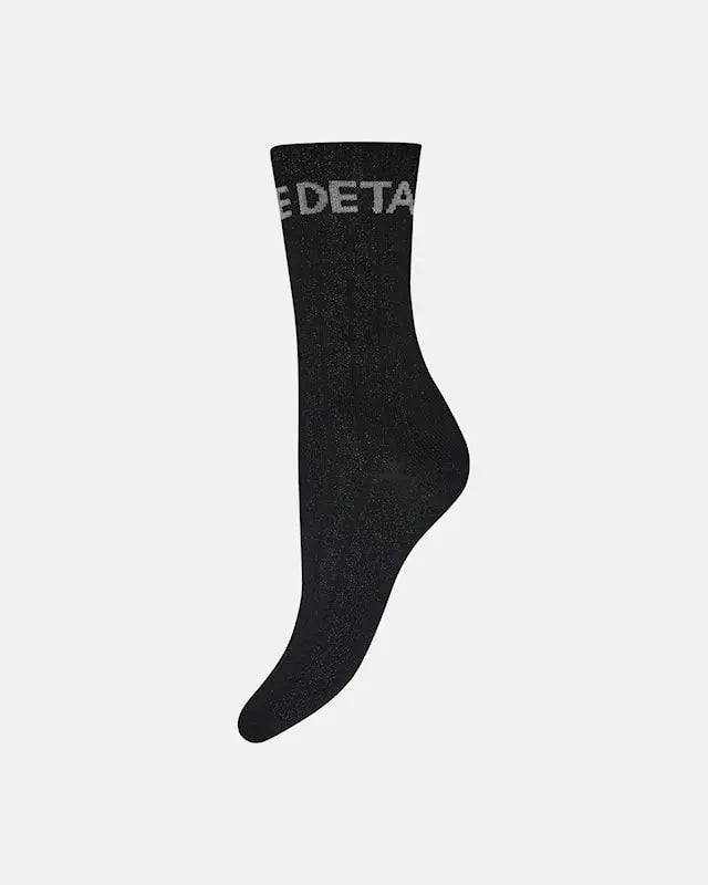 HYPETHEDETAiL socks w/lurex-Black