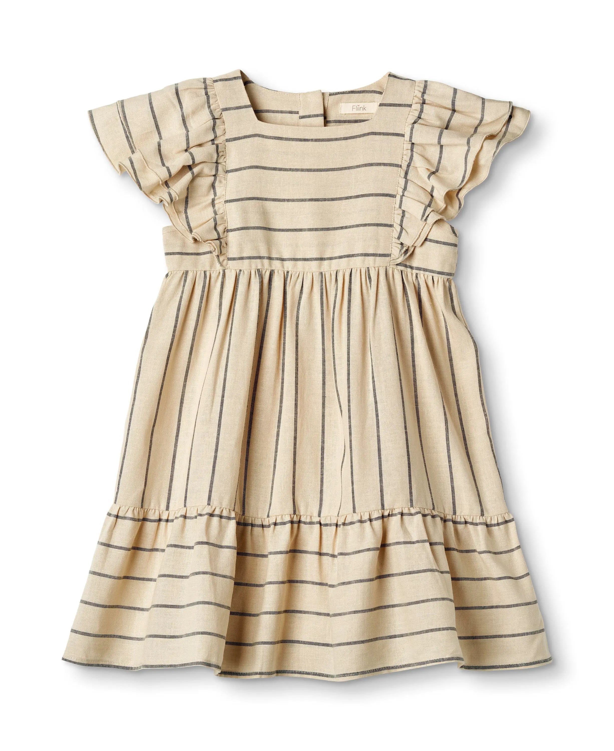 FLIINK - VIRA SS DRESS (SANDSHELL MAGNET STRIPE)