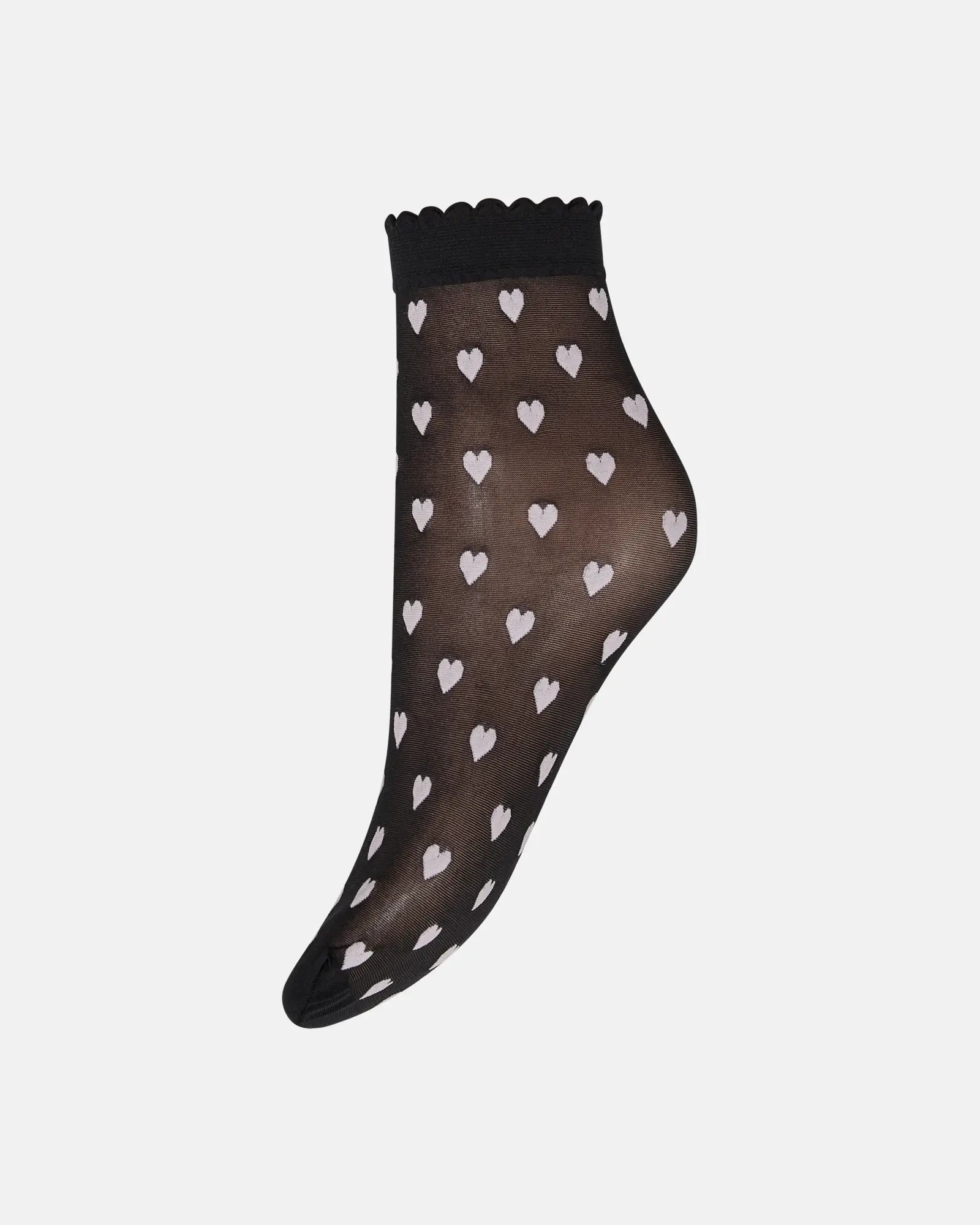HYPETHEDETAiL socks hearts 20 d (Dusty Rose)