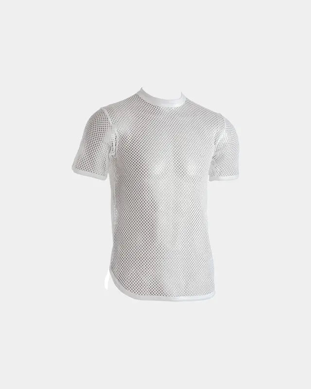 Dovre T-shirts Tshirt Cotton Mesh mens (White)