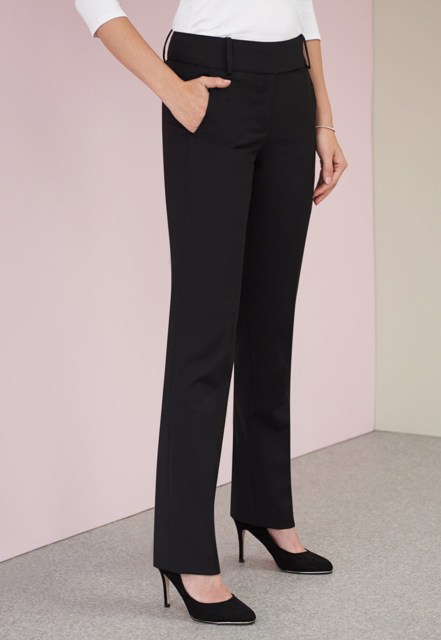 Brook Taverner Dömubuxur Genoa Tailored Leg, Svartur