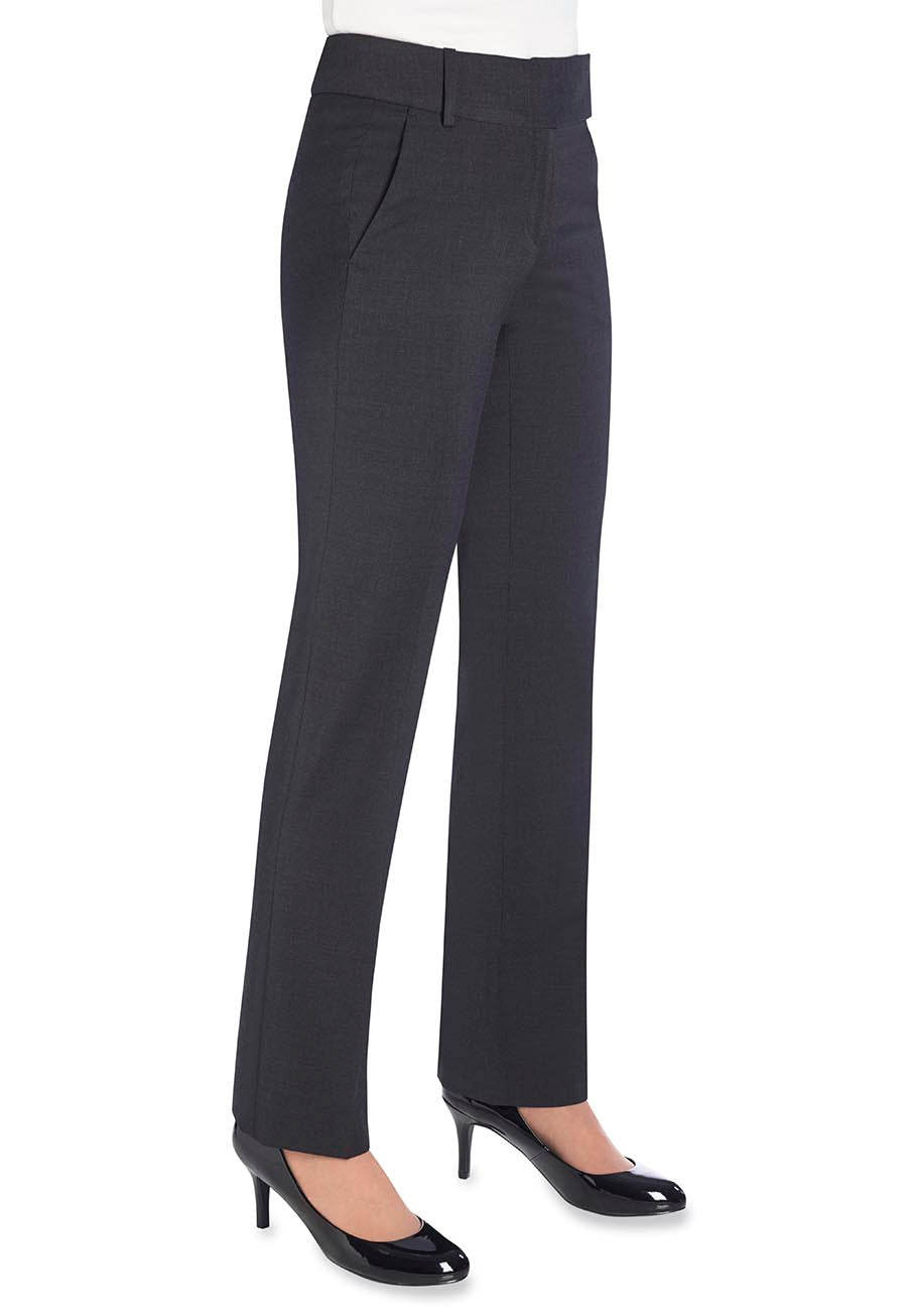 Brook Taverner Dömubuxur Genoa Tailored Leg, Kolgrár