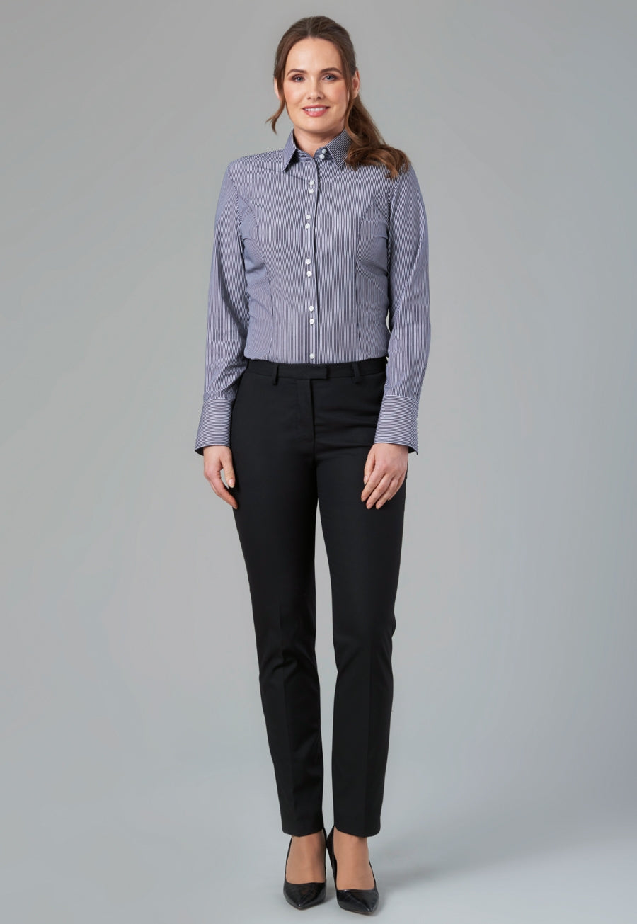 Brook Taverner Dömubuxur Paris Slim Leg, Svartur