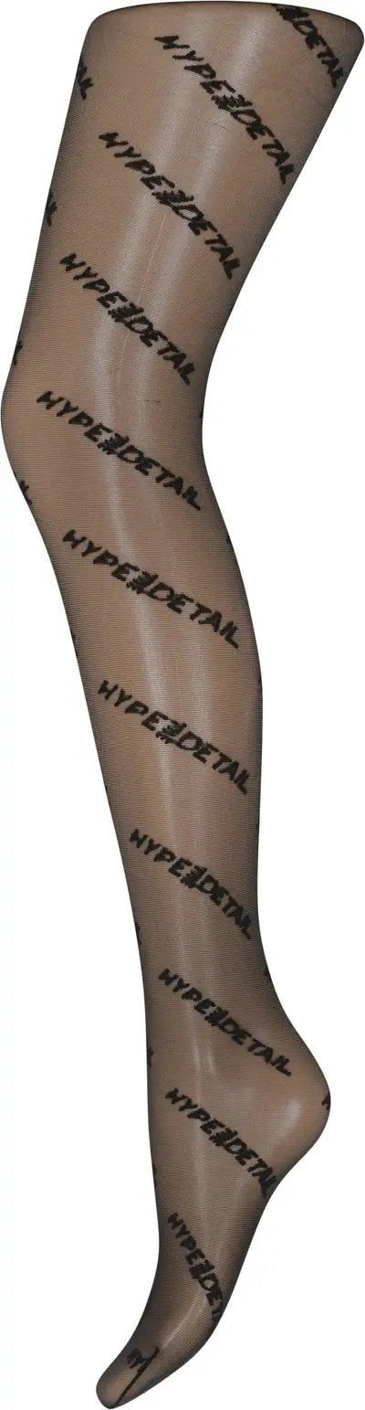 HYPEtheDETAIL Sokkabuxur Logo Angle 18 den, Svartur