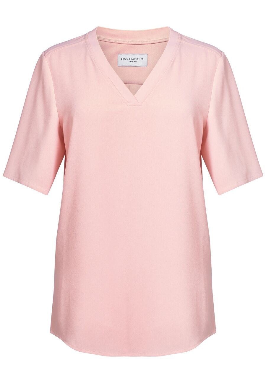 Brook Taverner Blússa Varenna Crepe, Bleikur